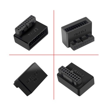 Przedłużacz USB 3.0 19 20-pinowy męski na żeński dla