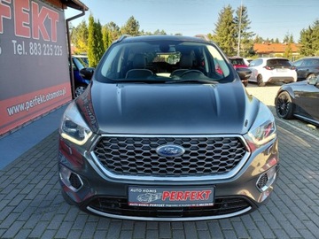 Ford Kuga II SUV Facelifting 1.5 TDCi 120KM 2017 Ford Kuga VIGNALE Full LED El.fotele Kamera Elektryka Tempomat Sensor Alu, zdjęcie 1