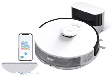 ROBOT SPRZĄTAJĄCY MOPUJĄCY 2W1 ODKURZACZ MOP TP-LINK Tapo RV30 5H + STACJA