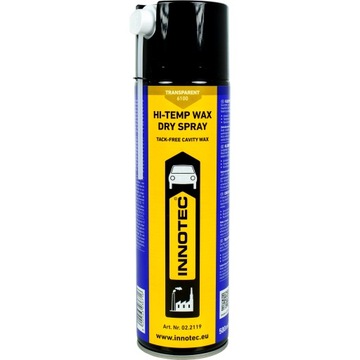 Bezbarwny wosk do konserwacji podwozia i profili INNOTEC Hi-Temp Wax Spray