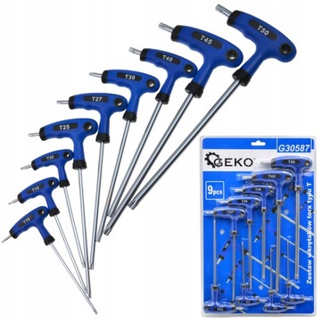 НАБОР КЛЮЧЕЙ TORX T10-T50 ОТВЕРТКИ 9 EL