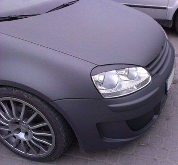 VW GOLF 5 брови // ЧЕРНЫЙ ///ПЛАСТИК ///АБС ///