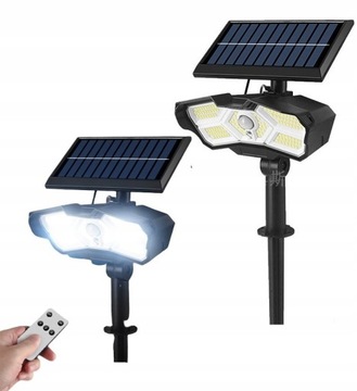 OGRODOWA LAMPA SOLARNA LED WBIJANA REFLEKTOR