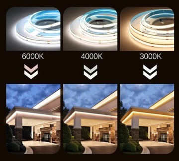 SLIM NARROW COB Светодиодная лента 5M 12V NEON NEUTRAL LINE