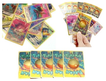 3D KOLOROWE KARTY POKEMON ZESTAW KOLEKCJONERSKIE