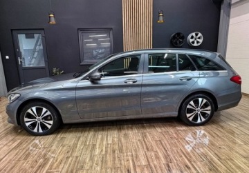 Mercedes Klasa C W205 Kombi 200 184KM 2017 Mercedes-Benz Klasa C 200 KAMERA 9G-TRONIC bezwypadkowy NAVI ZAREJEST, zdjęcie 2