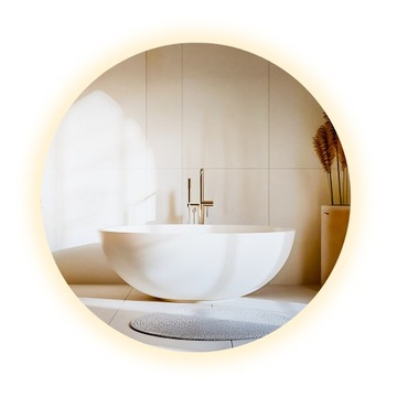 Зеркало MARS LED, круглое 80см.