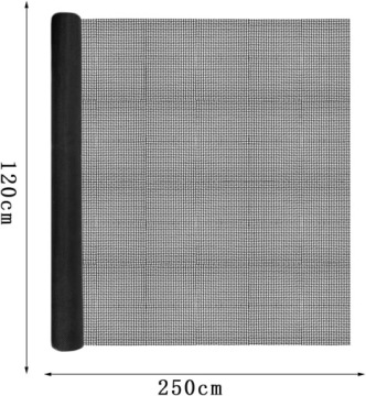 250*120 СМ МОСКИТНАЯ СЕТЬ ИЗ СТЕКЛОСТЕКЛА СЕТКА НА ОКНА МОЖЕТ БЫТЬ ОБРЕЗАНА