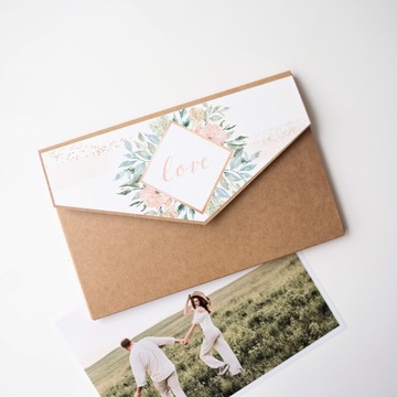 Folder na zdjęcia ślubne 15x23, do 40 odbitek