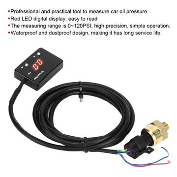 1/8in NPT Auto Car Oil Pressure Gauge 0-120PSI