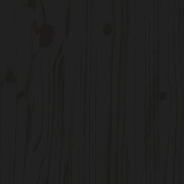 Каркас детской кровати с ящиками, черный, 80х160 см, сосна