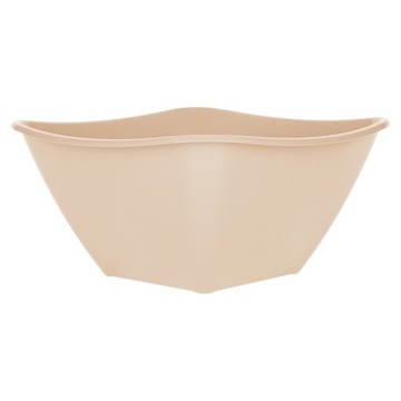 MISECZKA MISKA SALATERKA KUCHENNA PLASTIKOWA DO ŻYWNOŚCI 1,9L 20cm BEŻOWA