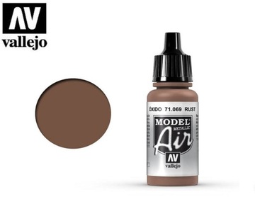 Farba do aerografu Vallejo Model Air 71069 Rust METALLIC 17ml