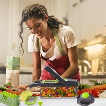 НАБОР ТЕРКА-СЛАЙСЕРА ДЛЯ ОВОЩЕЙ И ФРУКТОВ 14в1