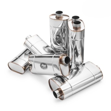 Tłumik eliptyczny EM001 300 mm 63,5 mm