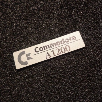 Commodore Amiga 1200 naklejka LOGO 49x13mm 502