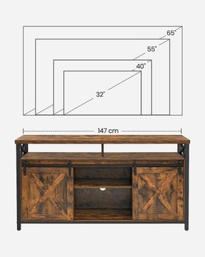 Комод в стиле лофт в деревенском стиле, тумба под телевизор