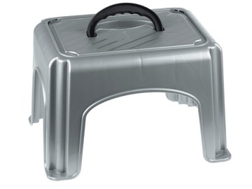 Taboret DRABINKA podest DO 150KG STOŁEK PLAST TEAM