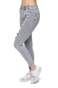 129_ S/36_ MODELUJĄCE KLASYCZNE SPODNIE JEANS