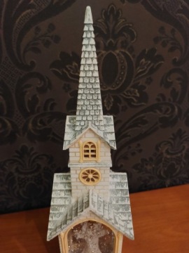 Фонарь фонарь Рождественская церковь Светодиодный фонарь с музыкальной шкатулкой