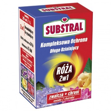 SUBSTRAL KOMPLEKOWSKA OCHRONA KWIATÓW RÓŻA 2W1 25ML