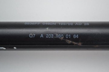 MERCEDES CL203 ZADNÍ VÍKO KUFRU LEVÝ TŘÍDA C 2003 RHD