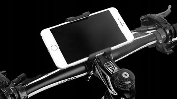 Uniwersalny metalowy uchwyt rowerowy motocyklowy na telefon na kierownicę o