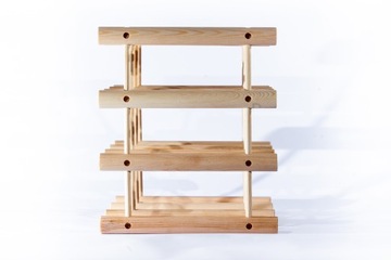 Полка, винная стойка на 12 бутылок, сосна.