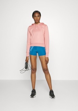 Bluza damska NIKE sportowa z kapturem różowa z logo XS