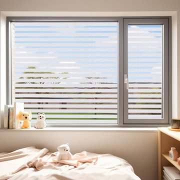 FOLIA NA SZYBĘ OKNO OKIENNA CHRONIĄCA PRYWATNOŚĆ OZDOBNA WITRAŻOWA 60*200cm