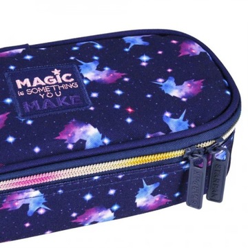 ШКОЛЬНЫЙ ЧЕХОЛ-КАРАНДАШ, ЖЕСТКАЯ СУМКА «ЕДИНОРОГ»