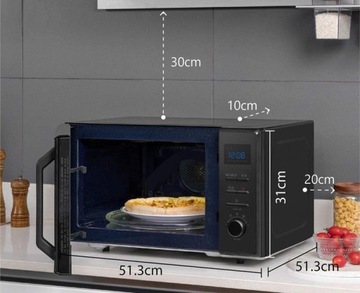 Микроволновая печь с грилем 25л TOSHIBA MW2-AC25TF Микроволновая печь