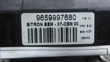 MODUL ŘÍZENÍ CITROEN C4 B7 DS4 9659997680