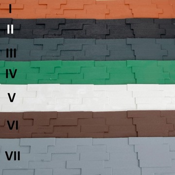 Частокол КАМЕНЬ АНТРАЦИТ, декор