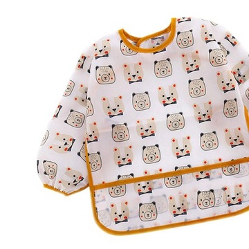 Kids Silicone Bib Kids Silikonowy fartuch na lunch na szelkach