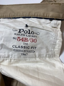 POLO Ralph Lauren CLASSIC FIT DUŻE Spodnie W54 L34