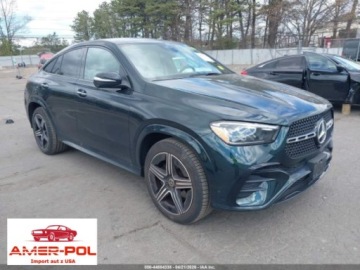Mercedes GLE V167 2025 Mercedes-Benz GLE 2025 MERCEDES-BENZ GLE 450 COUPE 4MATIC 3.0 Benzyna 375KM