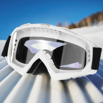 Gogle Narciarskie Okulary Na Narty Snowboard ZIMA Wiatroszczelne ANTYPARA