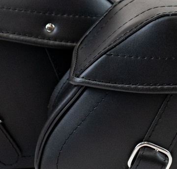 Кожаные боковые кофры Chopper Cruiser 2 x 20 л Кожа без украшений