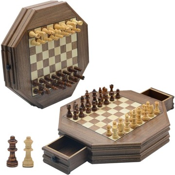Портативный шахматный игровой набор, традиционный подарок для хранения