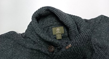 TIMBERLAND 100% LAMBSWOOL WEŁNIANY Oryginalny Sweter r. S