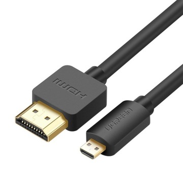 Кабель-адаптер HDMI-micro HDMI 2,0 В 4K 60 Гц 30AWG 1,5 м черный