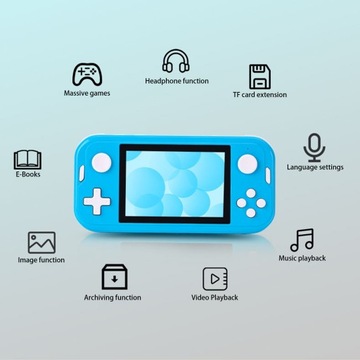 Vintage Game Console 3.5 Inch Screen HD-compatible Dual