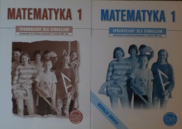 MATEMATYKA Z PLUSEM 1 sprawdziany testy klasa 7 8 GWO komplet