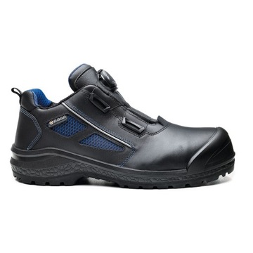 MOCNE SKÓRZANE BUTY ROBOCZE MĘSKIE BHP BASE PROTECTION BE FAST S3 BOA FIT
