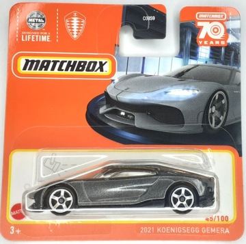 Matchbox 2021 Koenigsegg Gemera