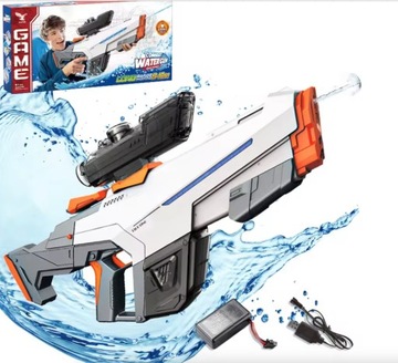 DZIEŃ DZIECKA DIODY Automatyczny ELEKTRYCZNY Pistolet na wodę SuperMocny !