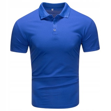 T80 r. XL MĘSKA KOSZULKA POLO GŁADKA POLÓWKA