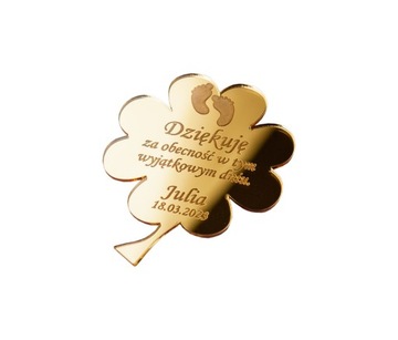 Podziękowania magnesy na chrzest MCZ-4
