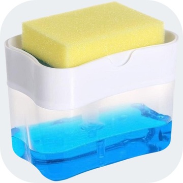 КУХОННЫЙ ОРГАНАЙЗЕР ДЛЯ ГУБКИ, КОНТЕЙНЕР ДЛЯ ЖИДКОСТИ 385мл